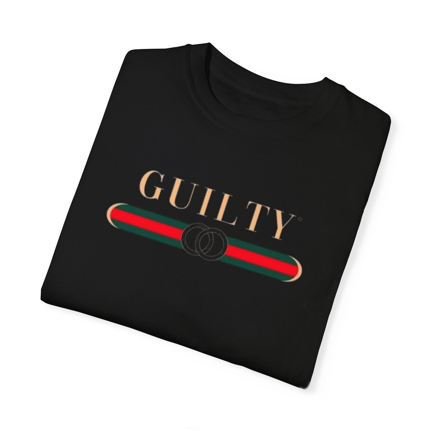 "Guilty" -Unisex Garment-Dyed T-shirt