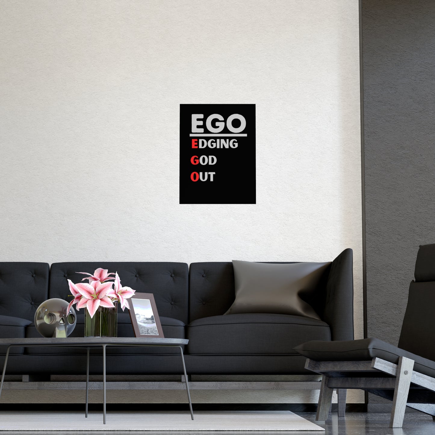 EGO - Vertical and Horizontal Matte Posters