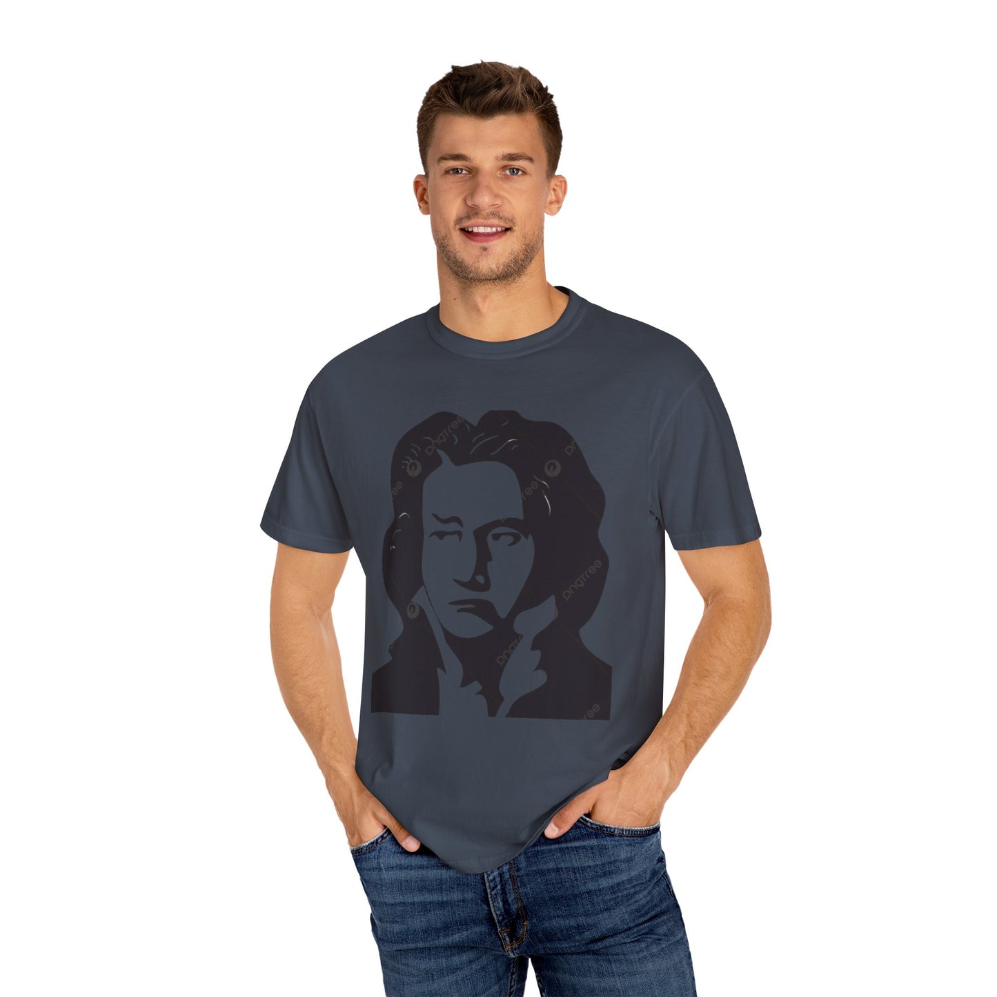 Mozart modern - Unisex Garment-Dyed T-shirt