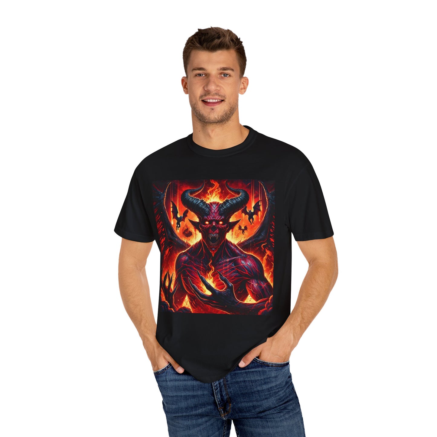 The Devil - Unisex Garment-Dyed T-shirt