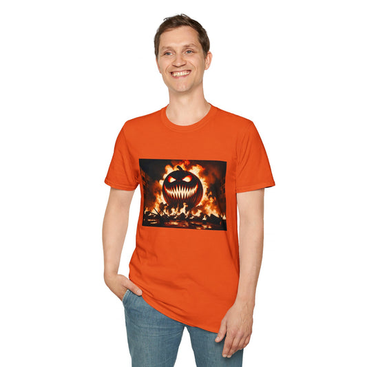 Halloween Fire - Unisex Softstyle T-Shirt