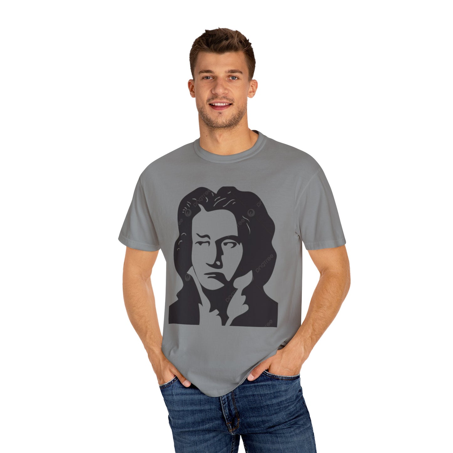 Mozart modern - Unisex Garment-Dyed T-shirt