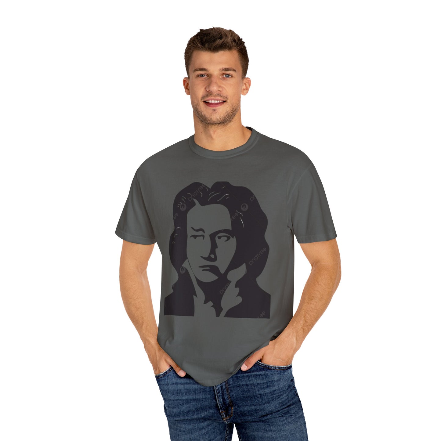 Mozart modern - Unisex Garment-Dyed T-shirt