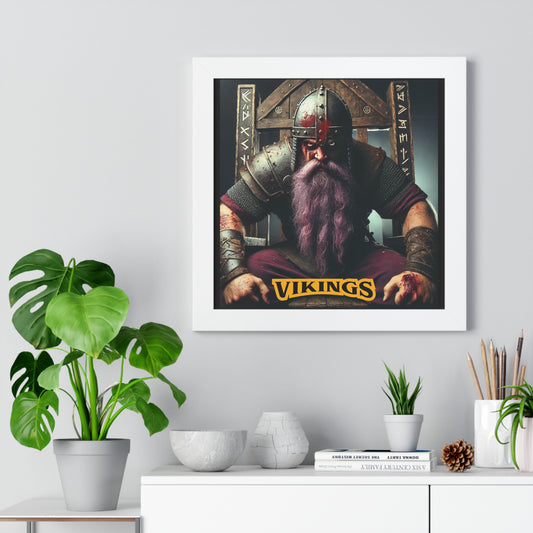 Vikings - Framed Vertical Poster