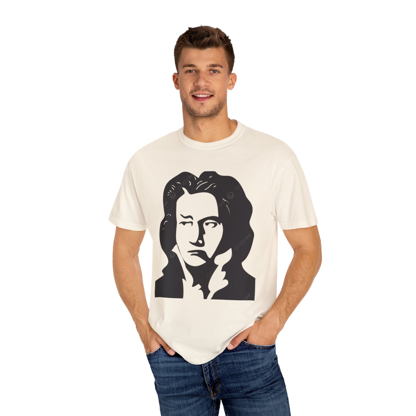 Mozart modern - Unisex Garment-Dyed T-shirt