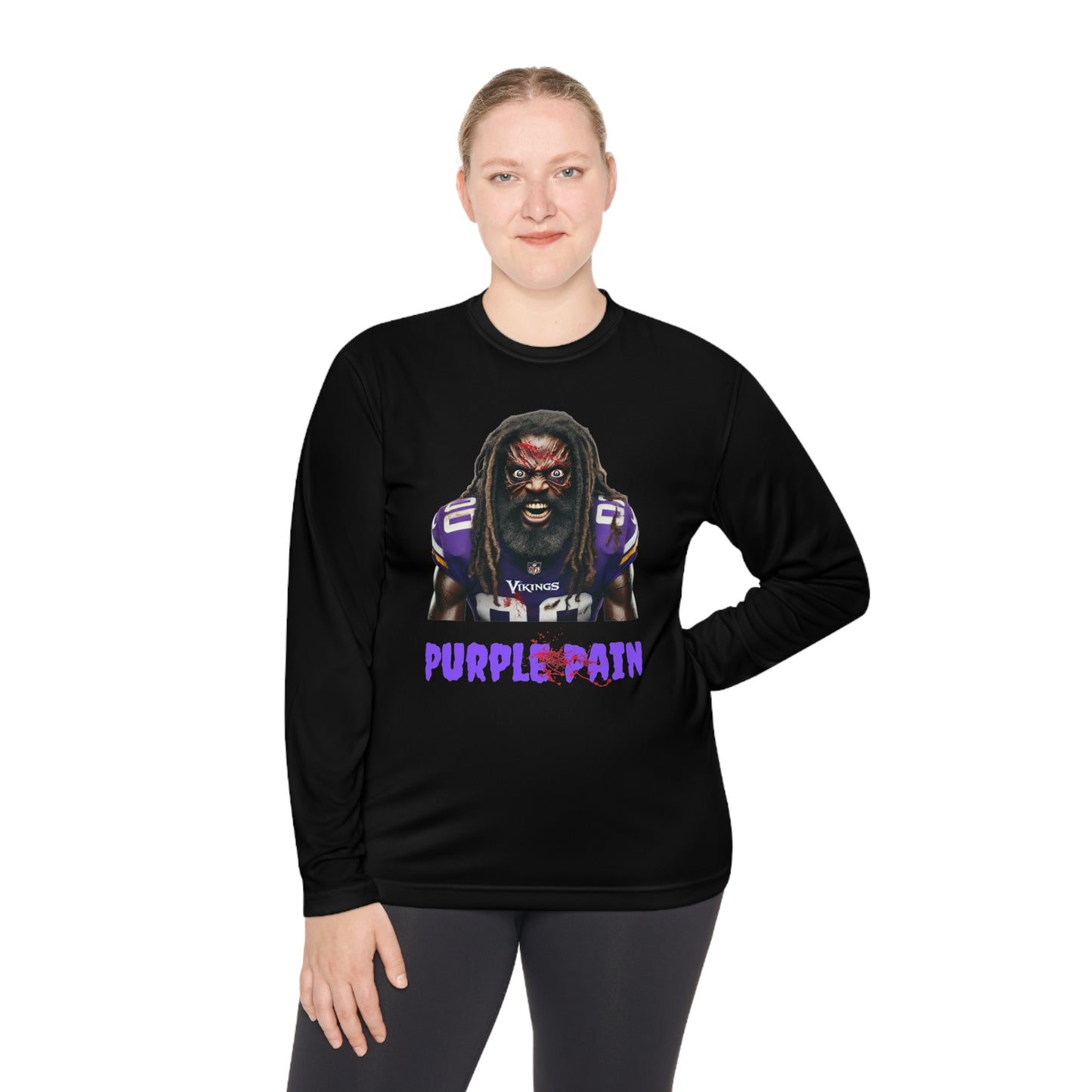 Purple Pain - Unisex Lightweight Long Sleeve Tee