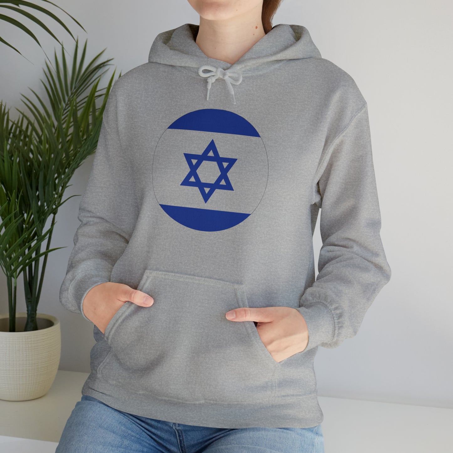 Jewish Flag - Unisex Heavy Blend™ Hooded Sweatshirt