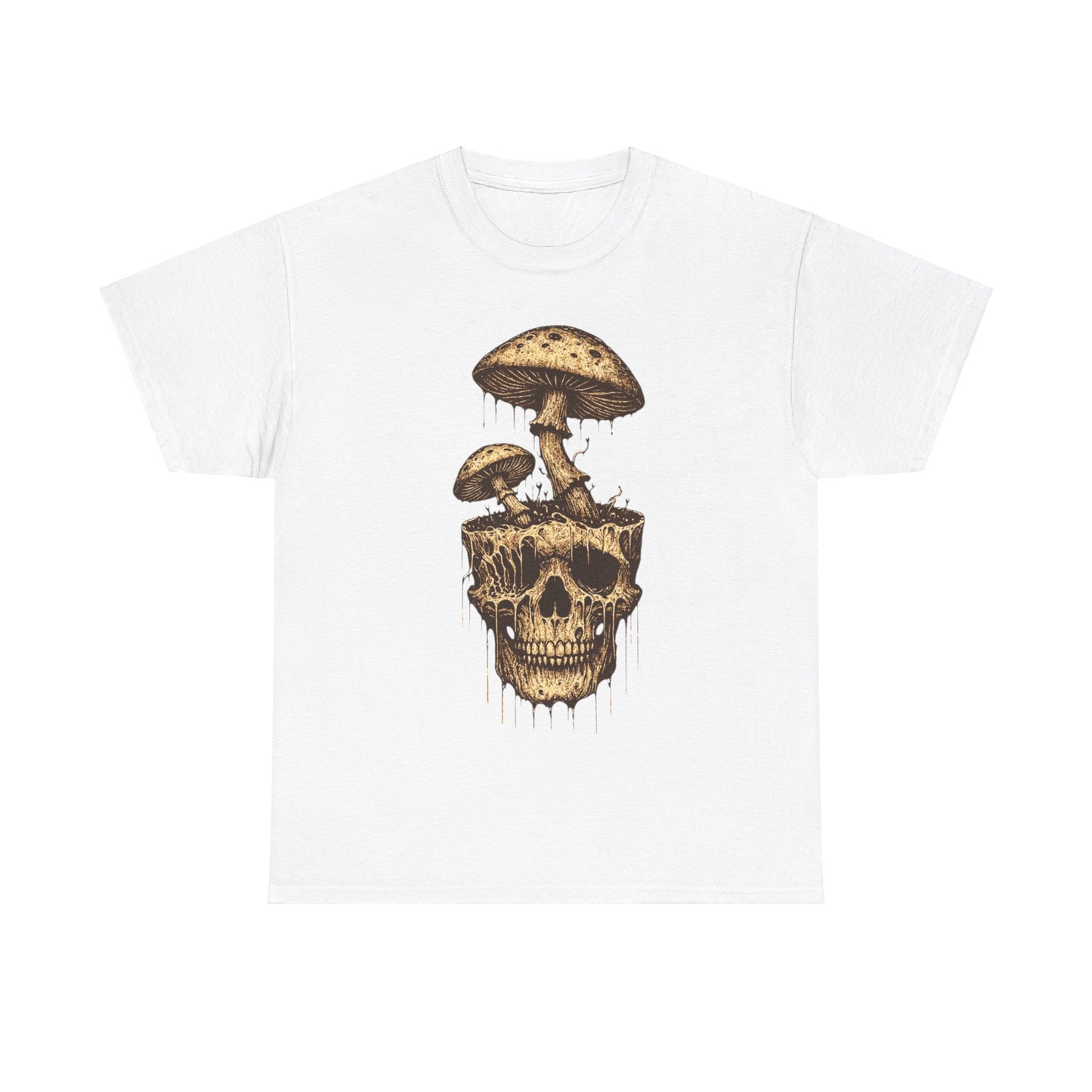 Mushroom Skull - Unisex Heavy Cotton Tee