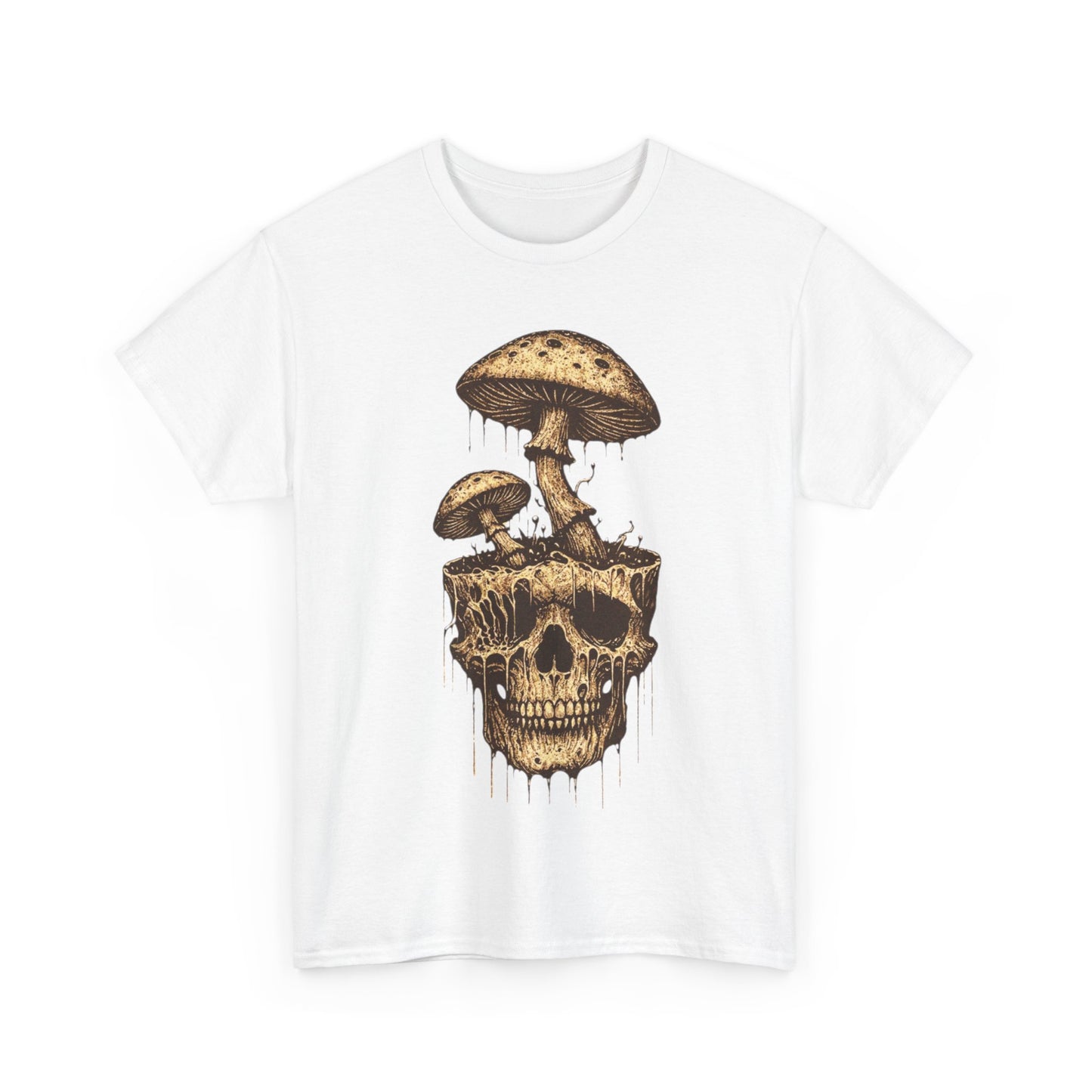 Mushroom Skull - Unisex Heavy Cotton Tee