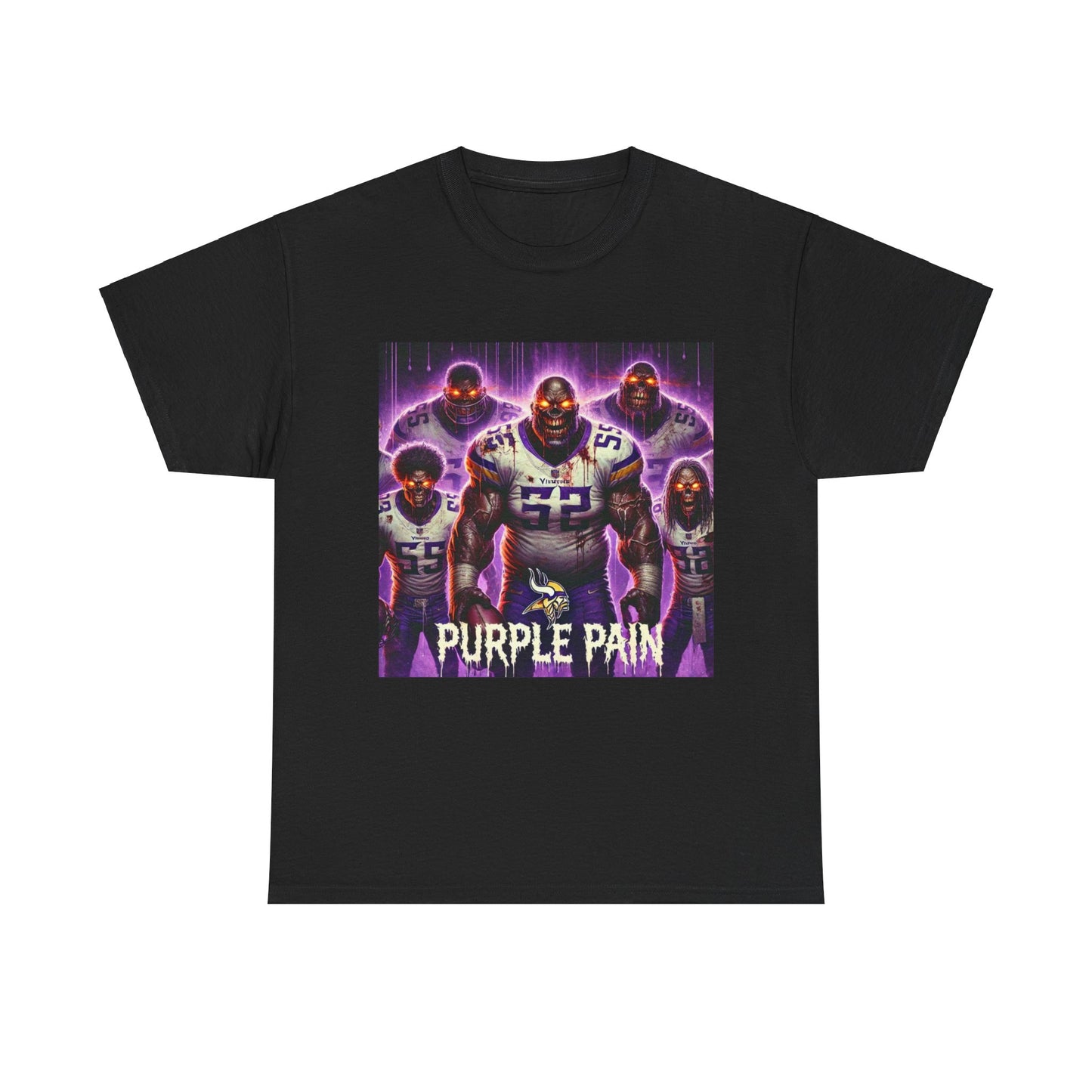 Purple Pain Zombies - Unisex Heavy Cotton Tee