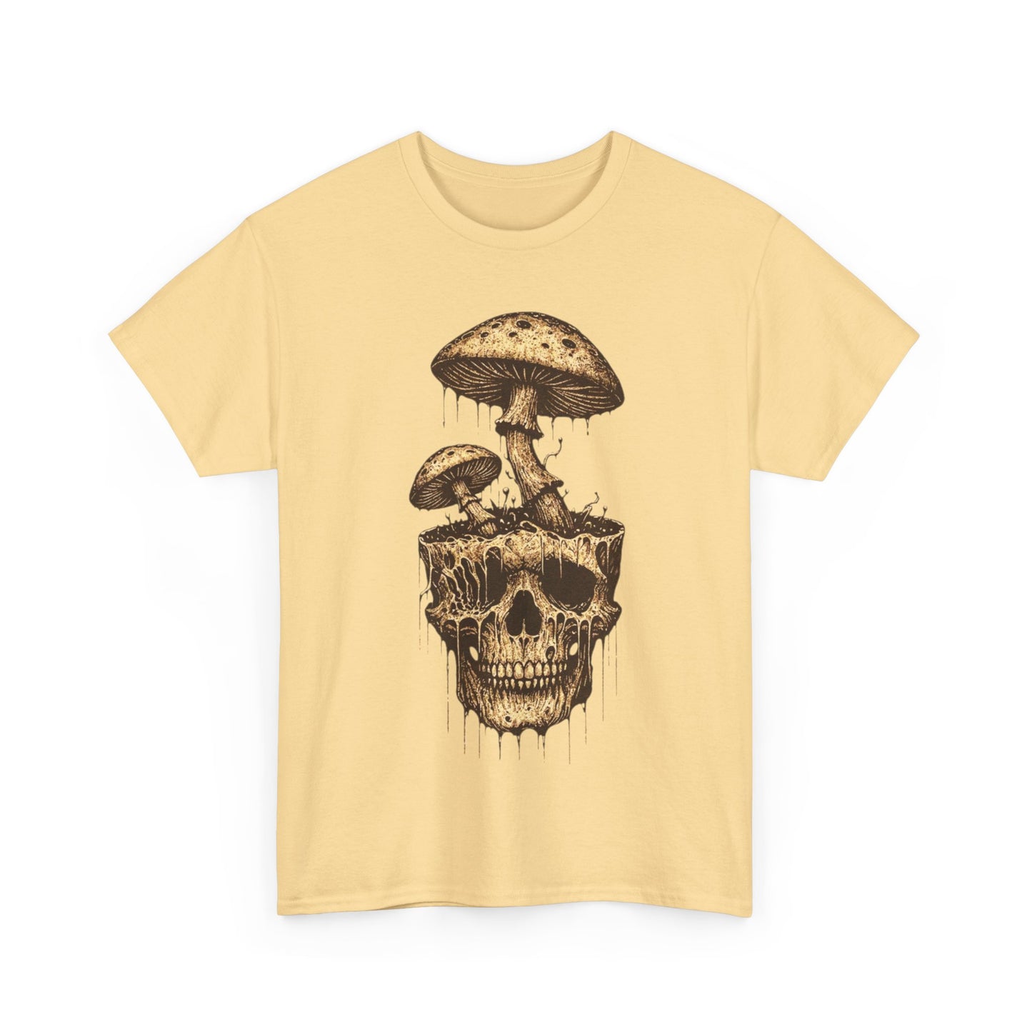 Mushroom Skull - Unisex Heavy Cotton Tee