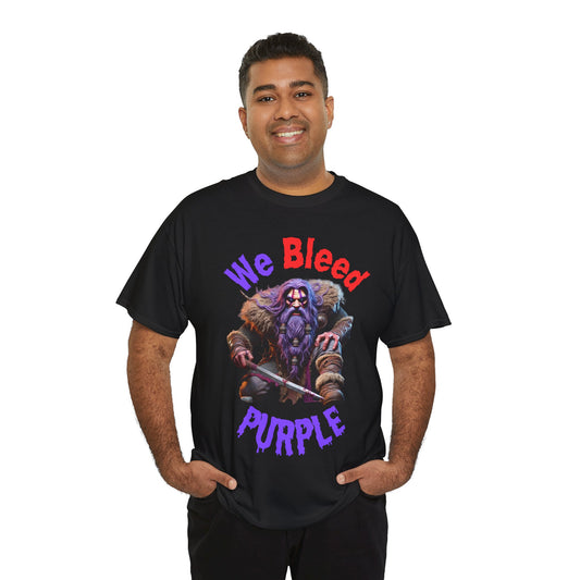 We Bleed Purple - Unisex Heavy Cotton Tee