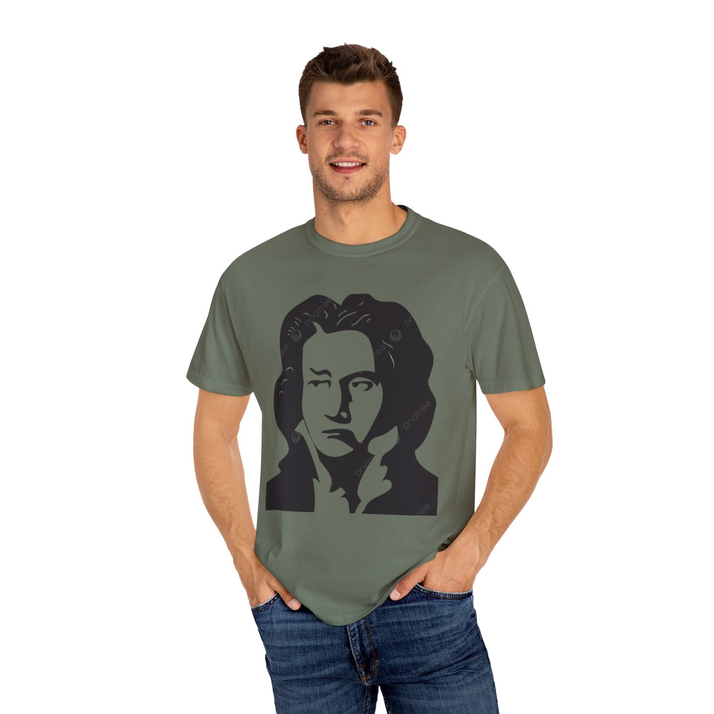 Mozart modern - Unisex Garment-Dyed T-shirt