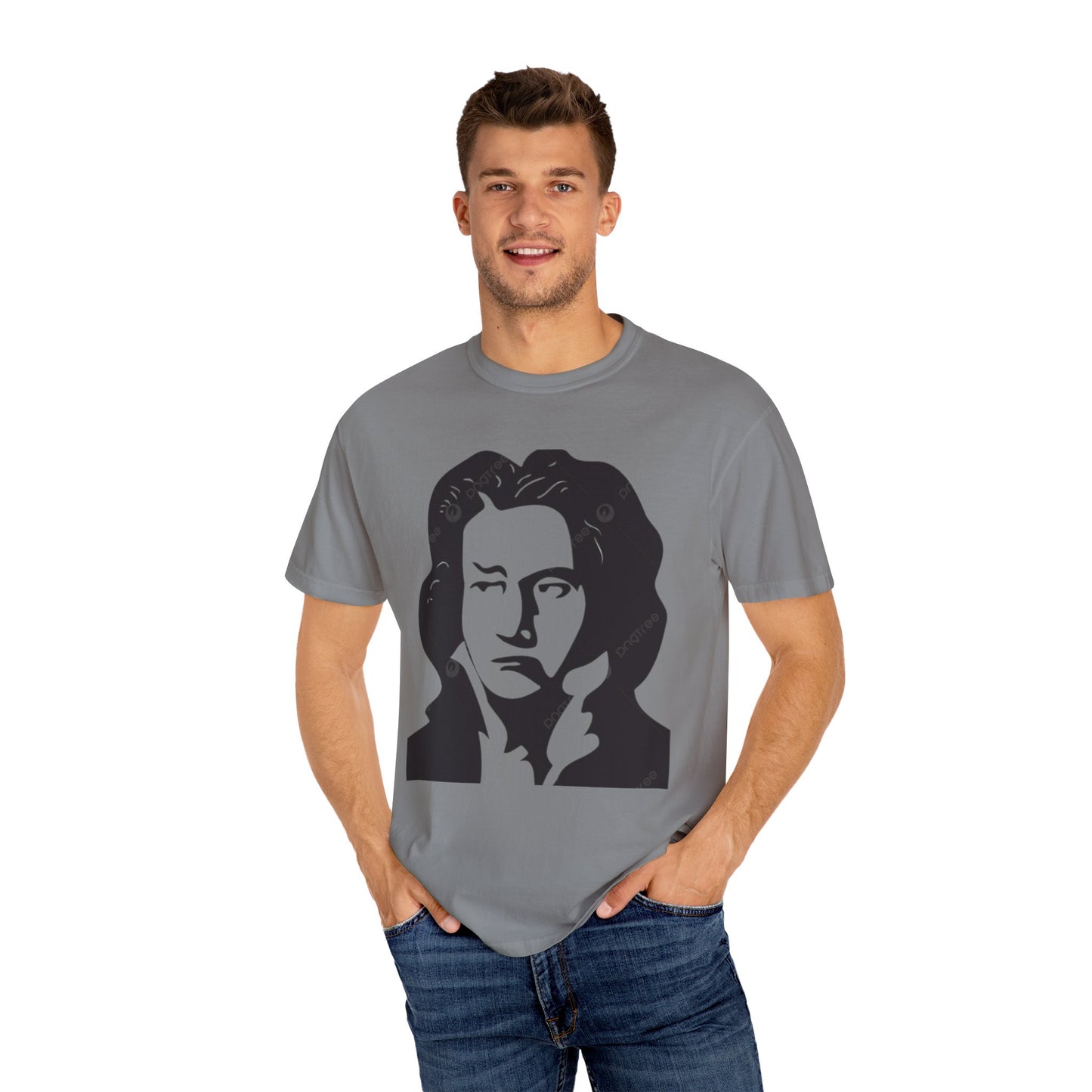 Mozart modern - Unisex Garment-Dyed T-shirt