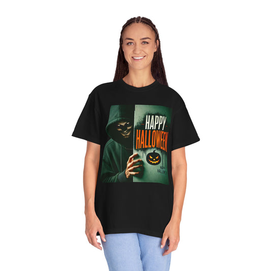 Happy Halloween Creep2 - Unisex Garment-Dyed T-shirt