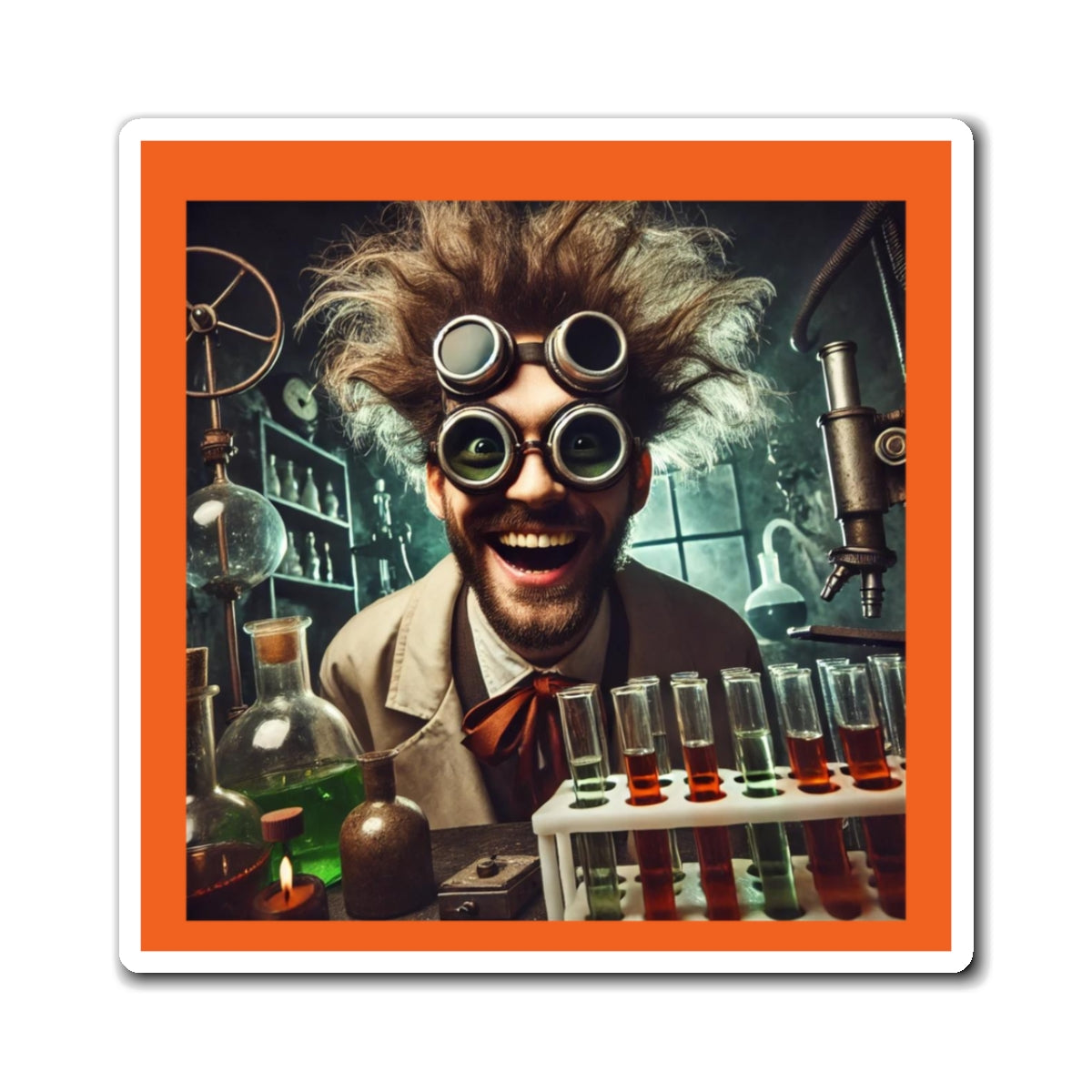 Crazy Halloween Scientist - Magnets!