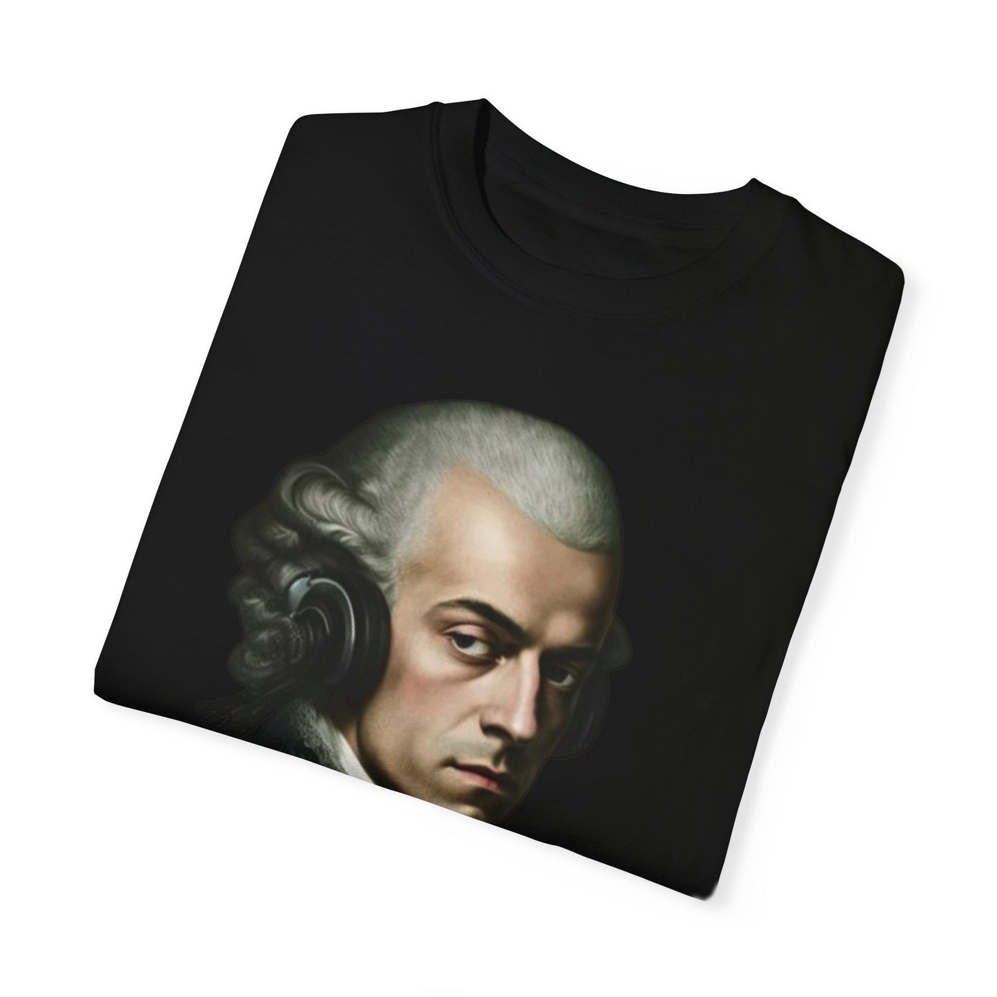 Headphones Mozart - Unisex Garment-Dyed T-shirt