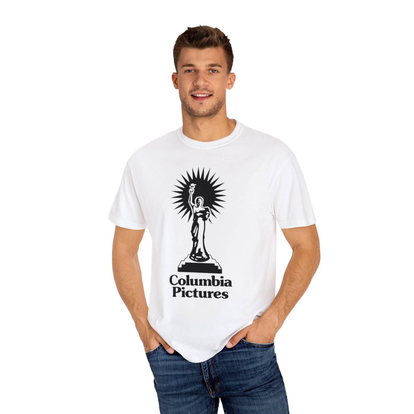 Columbia Pictures - Unisex Garment-Dyed T-shirt