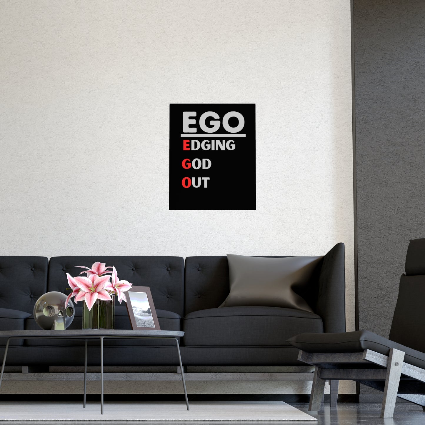 EGO - Vertical and Horizontal Matte Posters