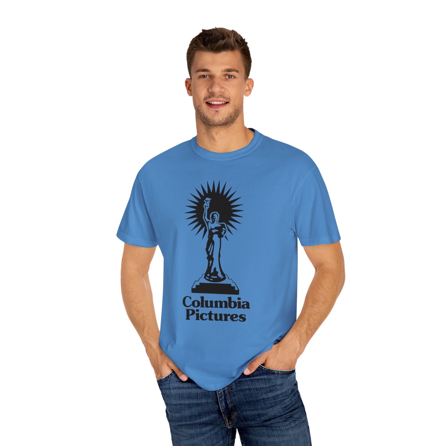 Columbia Pictures - Unisex Garment-Dyed T-shirt