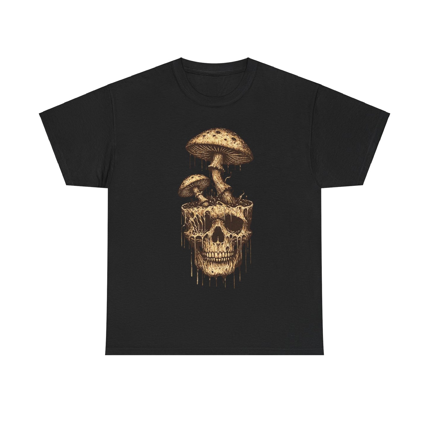 Mushroom Skull - Unisex Heavy Cotton Tee