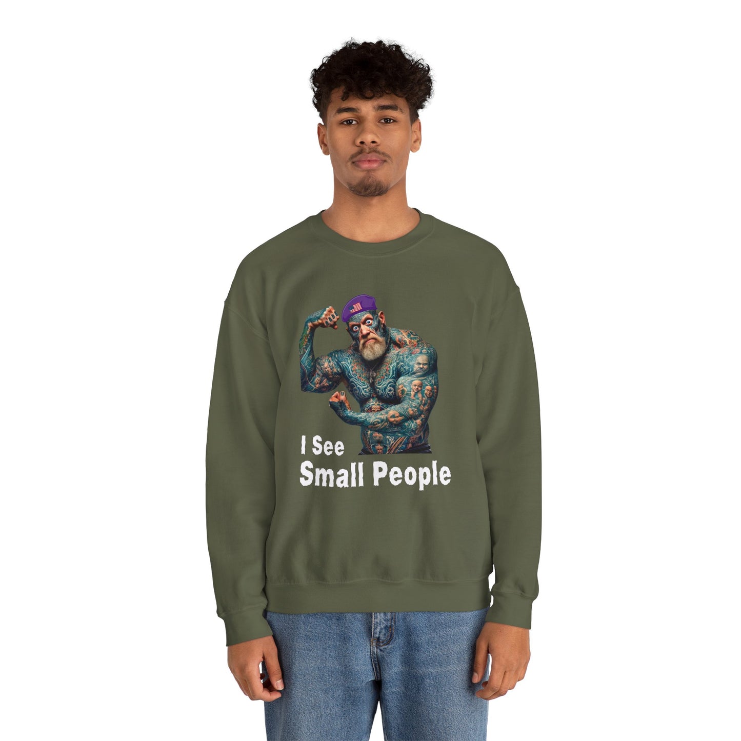 I See Small People - Unisex Heavy Blend™ Crewneck Sweatshirt