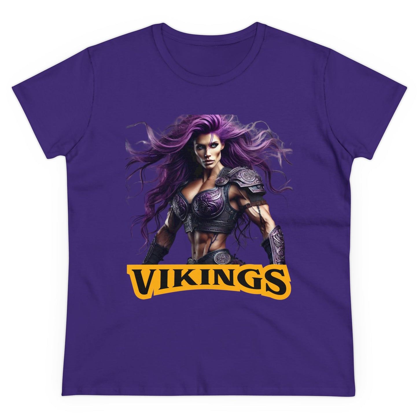 Vikings - Women's Midweight Cotton Tee