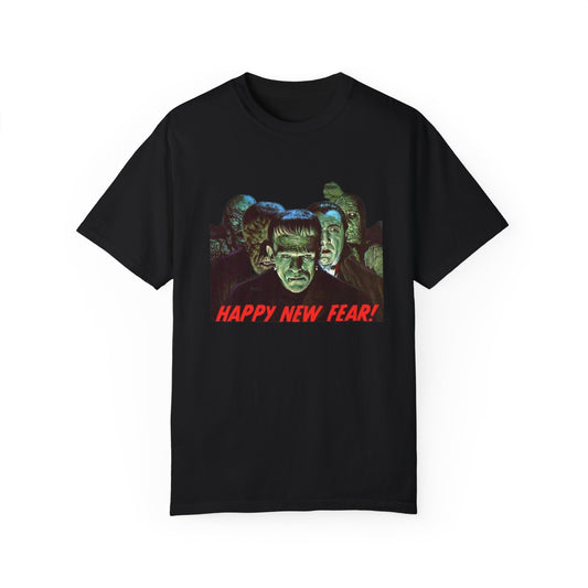 Happy New Fear - Unisex Garment-Dyed T-shirt