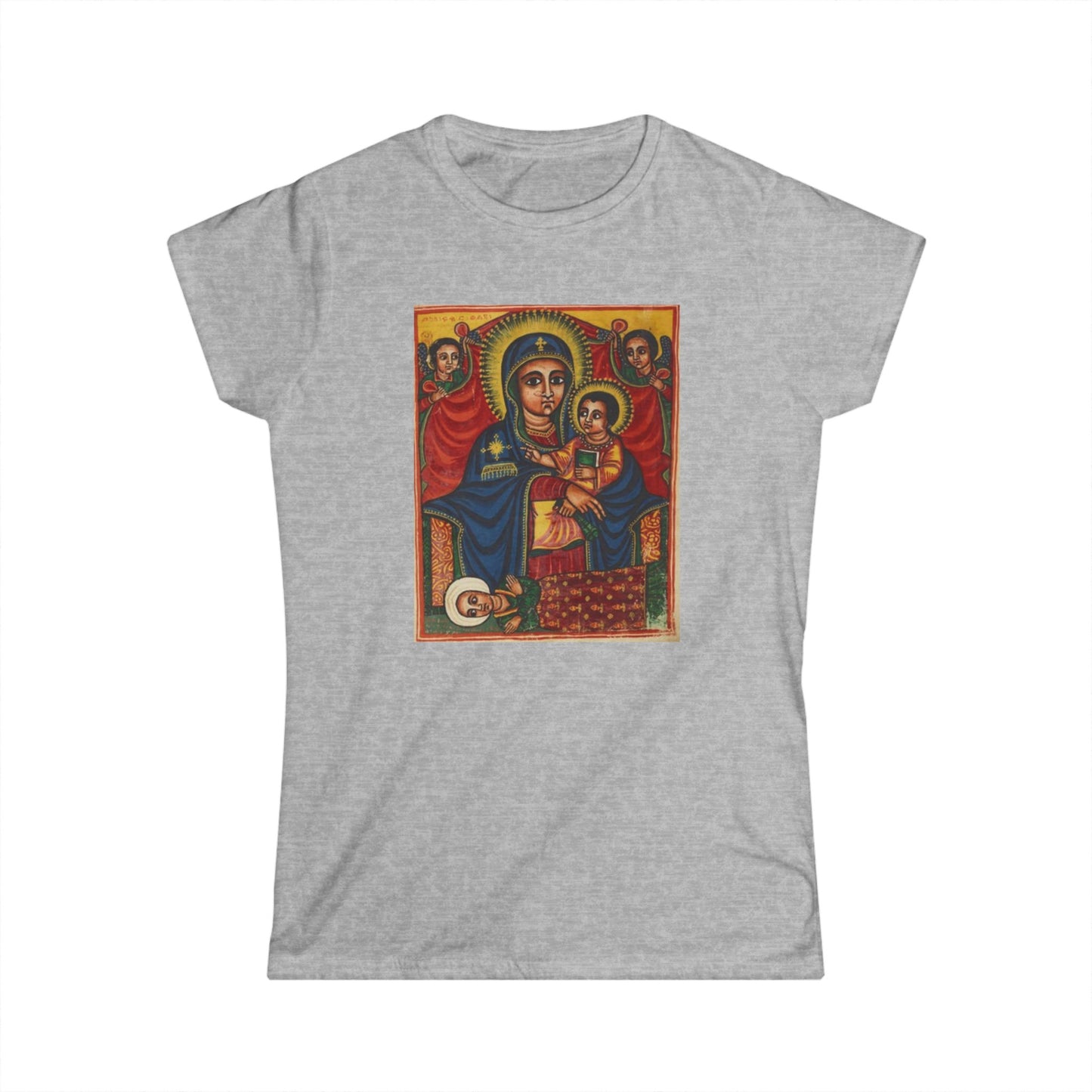 Ancient Etheopian Bible Art - Women's Softstyle Tee