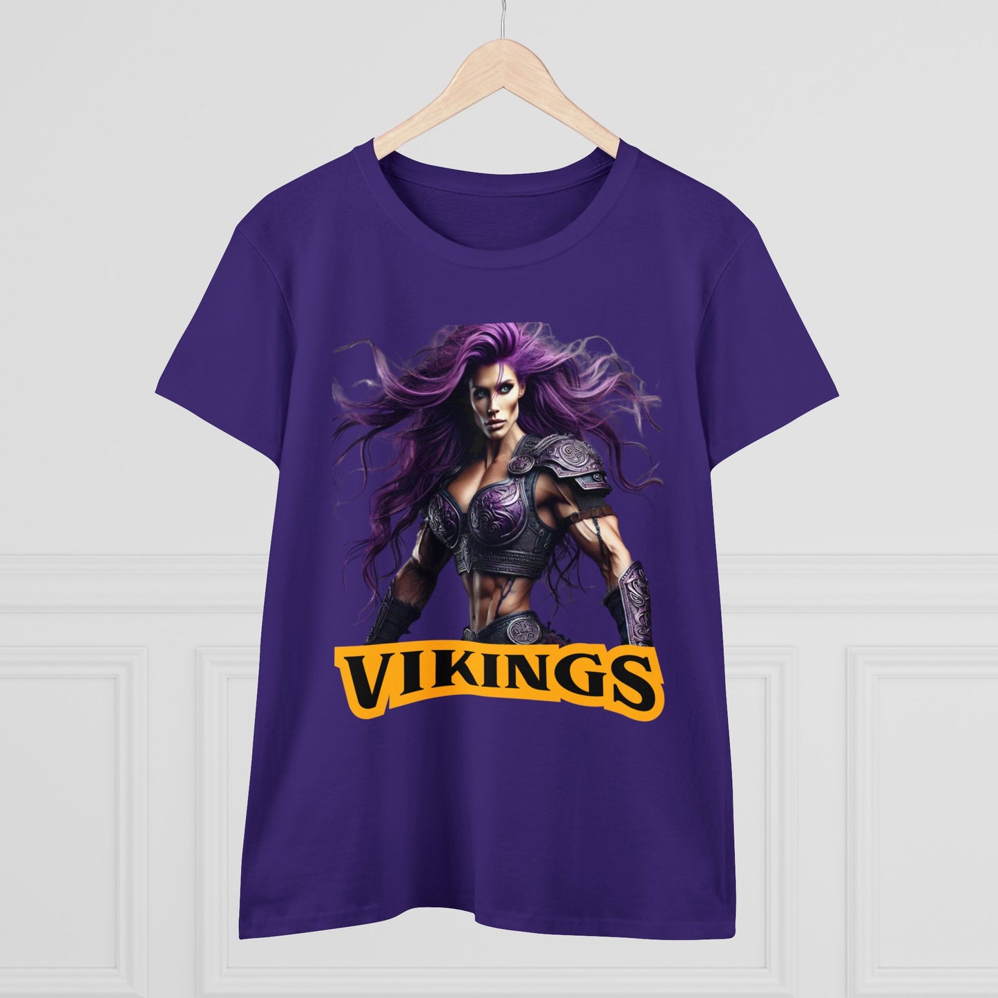 Vikings - Women's Midweight Cotton Tee