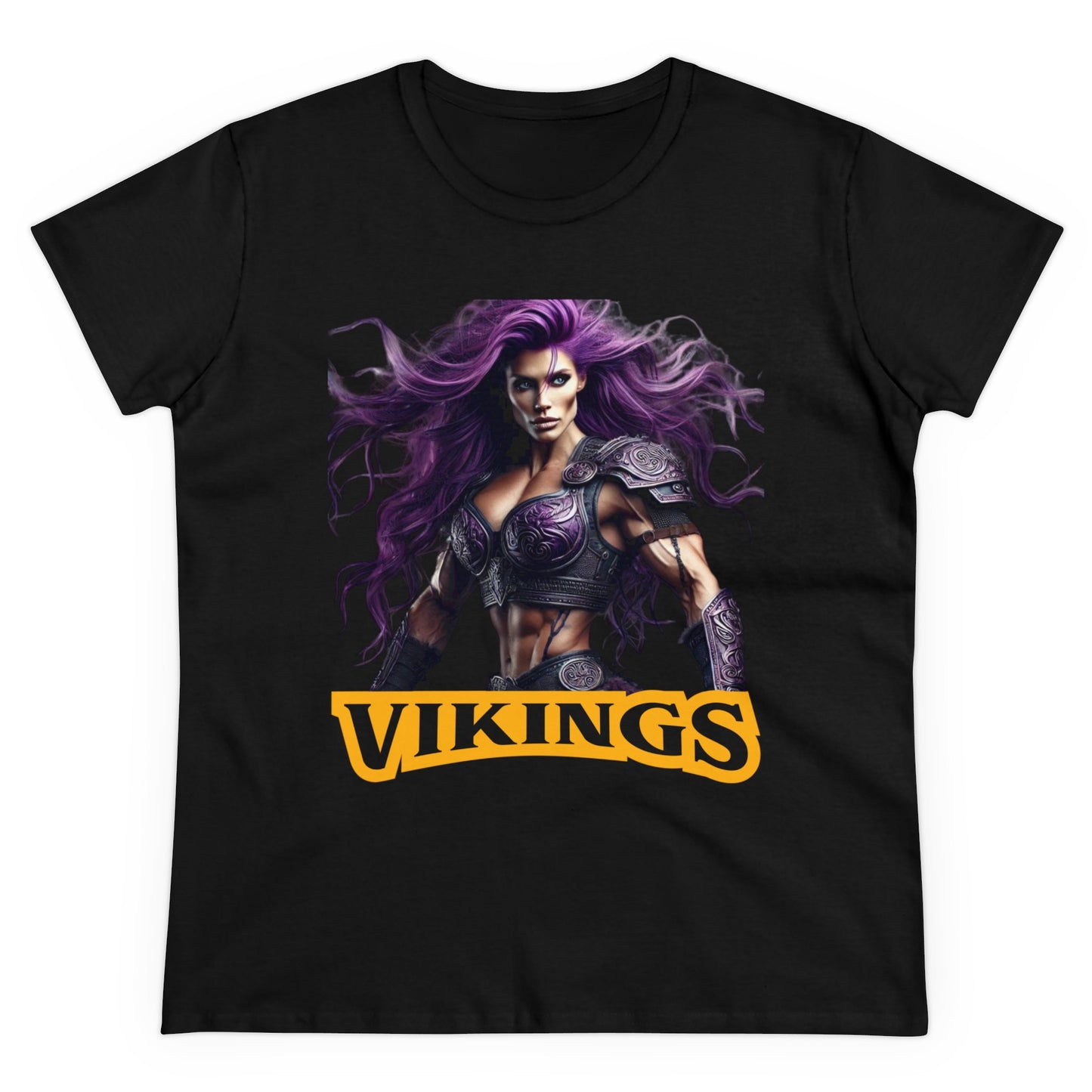 Vikings - Women's Midweight Cotton Tee