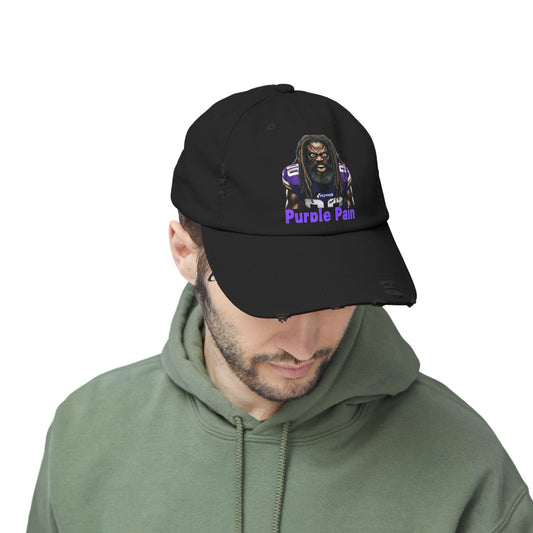 Purple Pain - Distressed Cap