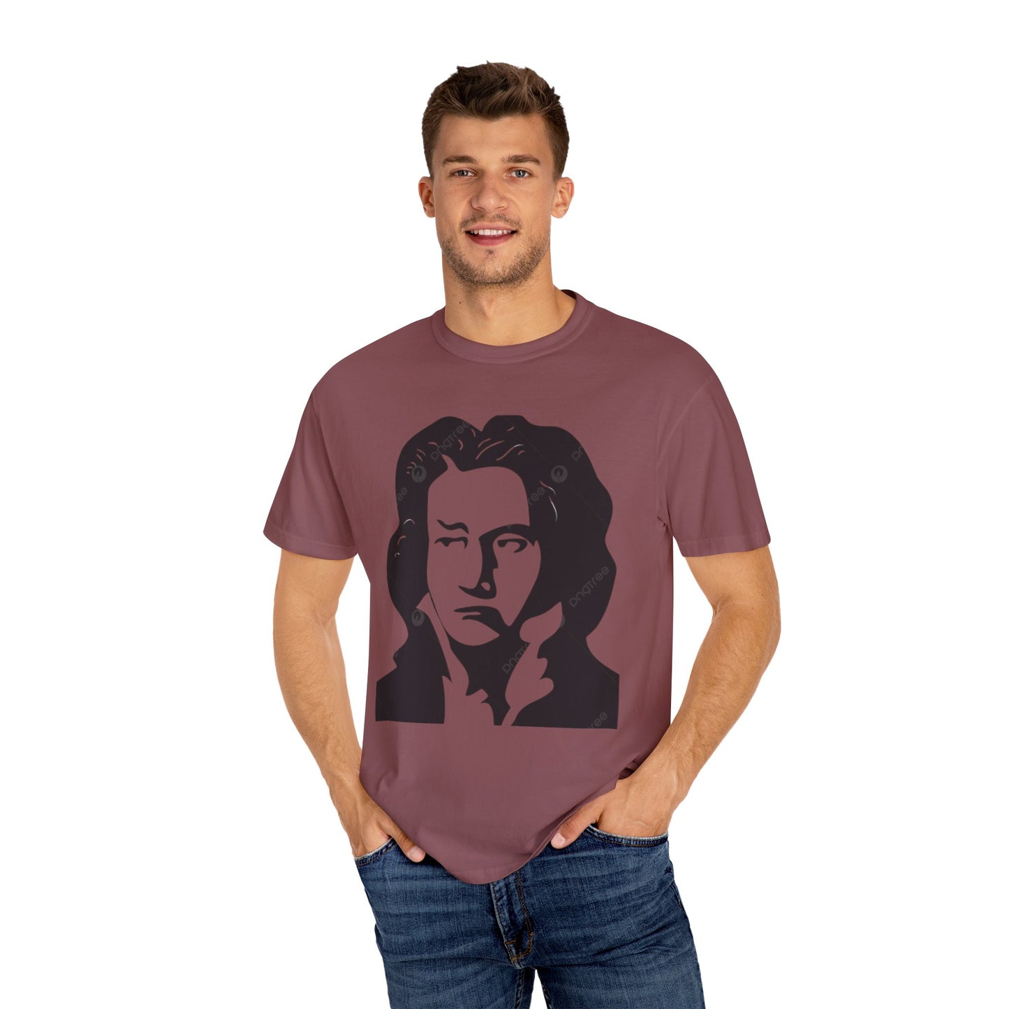 Mozart modern - Unisex Garment-Dyed T-shirt