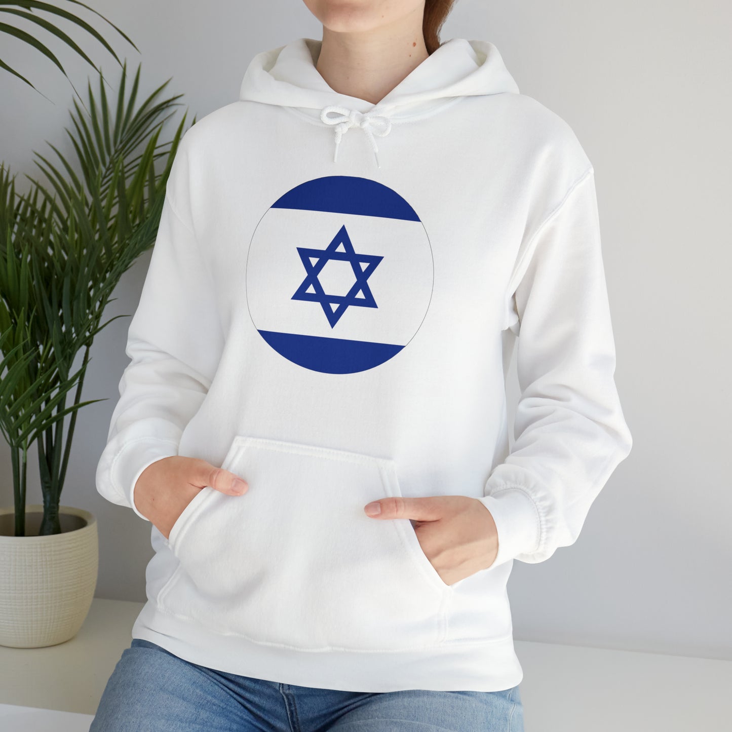 Jewish Flag - Unisex Heavy Blend™ Hooded Sweatshirt