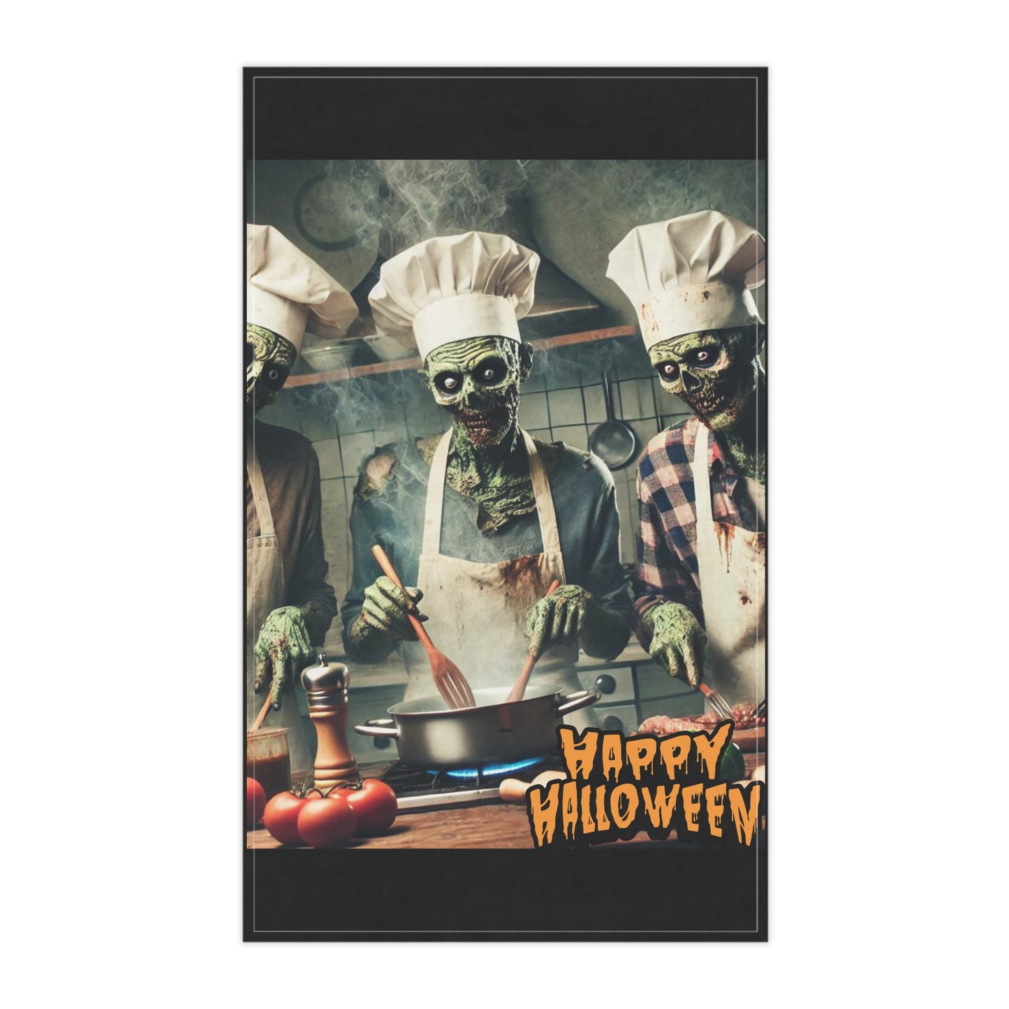 Happy Halloween - Tea Towels (cotton, poly)