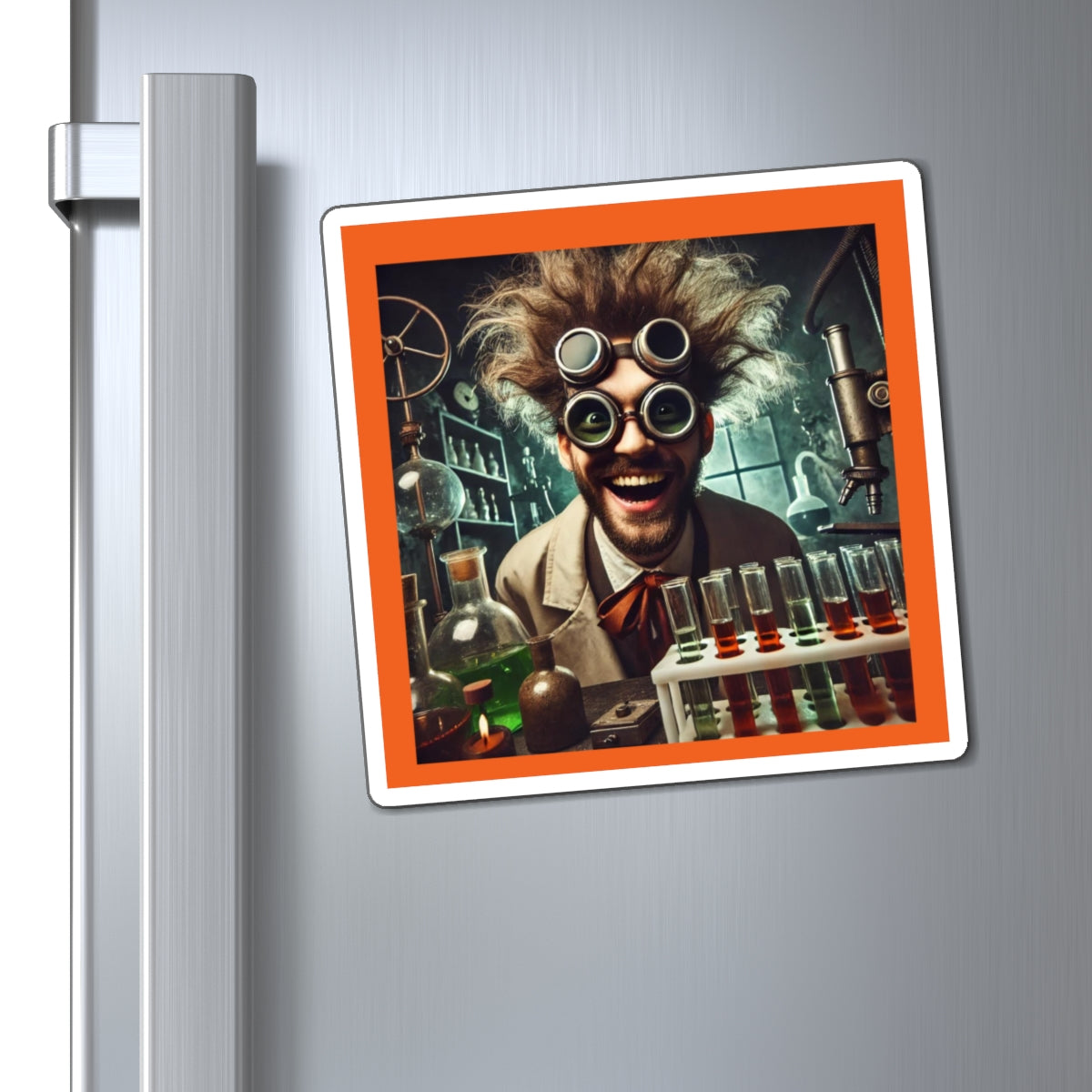 Crazy Halloween Scientist - Magnets!