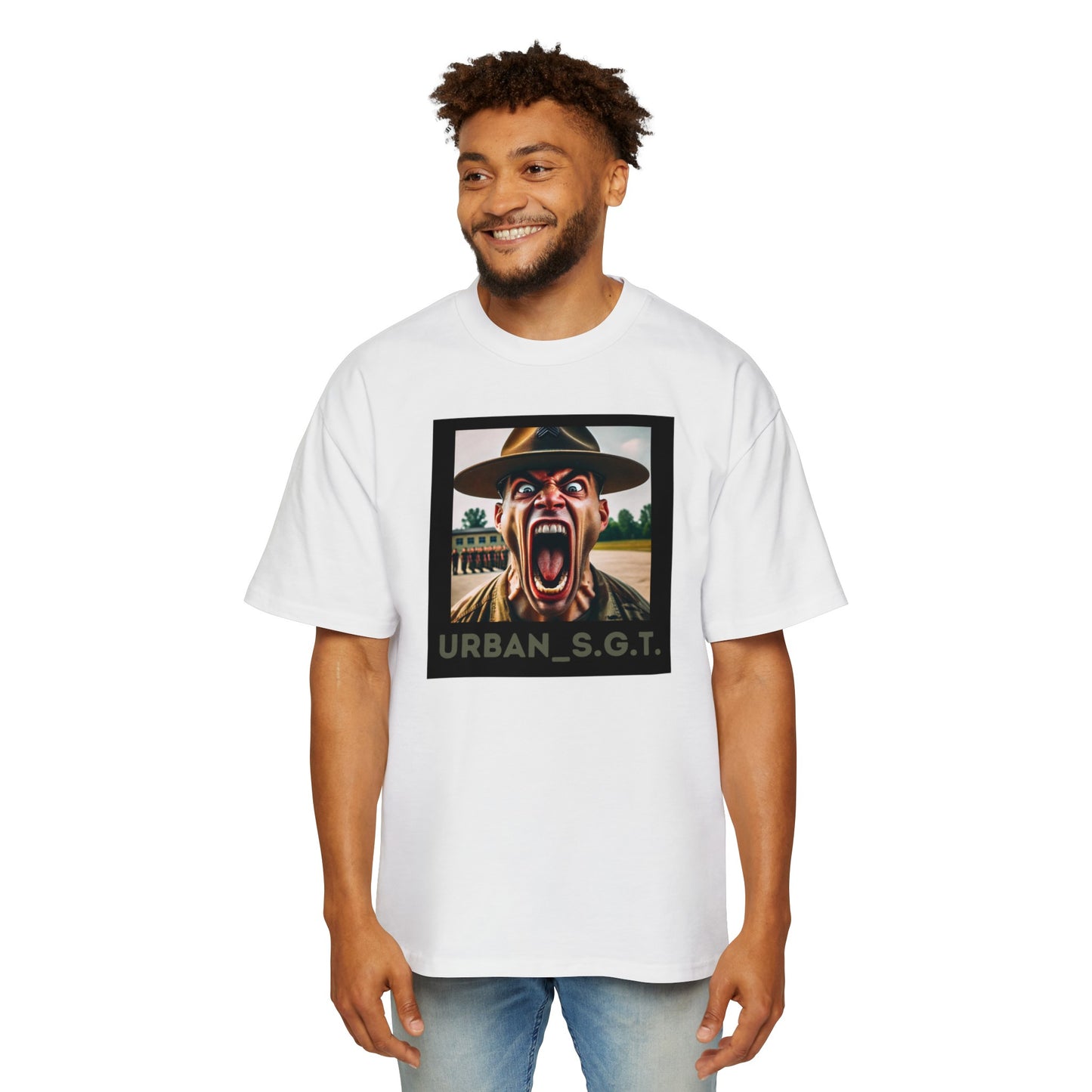 Urban_S.G.T. - Men's Heavy Oversized Tee