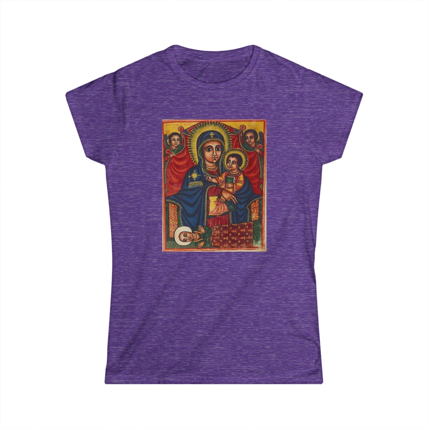 Ancient Etheopian Bible Art - Women's Softstyle Tee