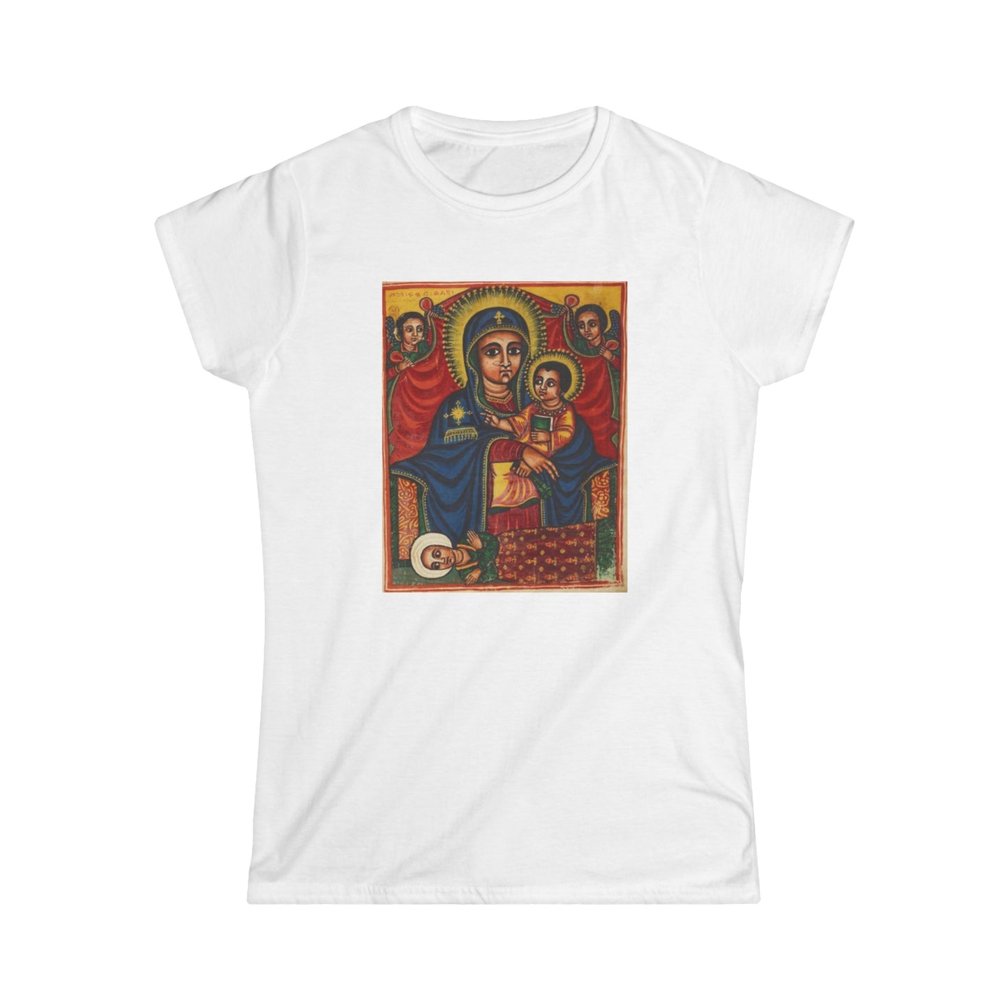 Ancient Etheopian Bible Art - Women's Softstyle Tee