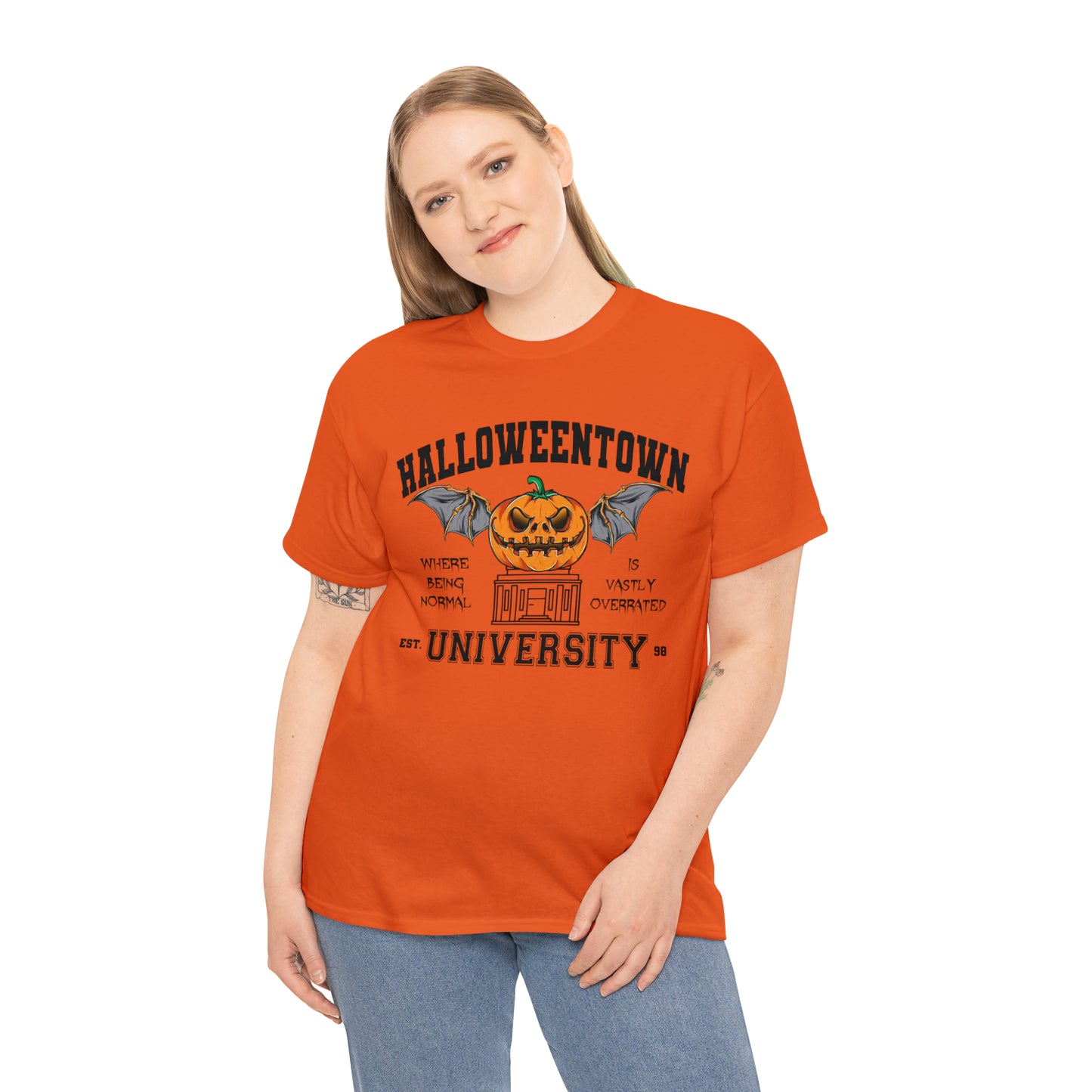 Halloween Town University - Unisex Heavy Cotton Tee