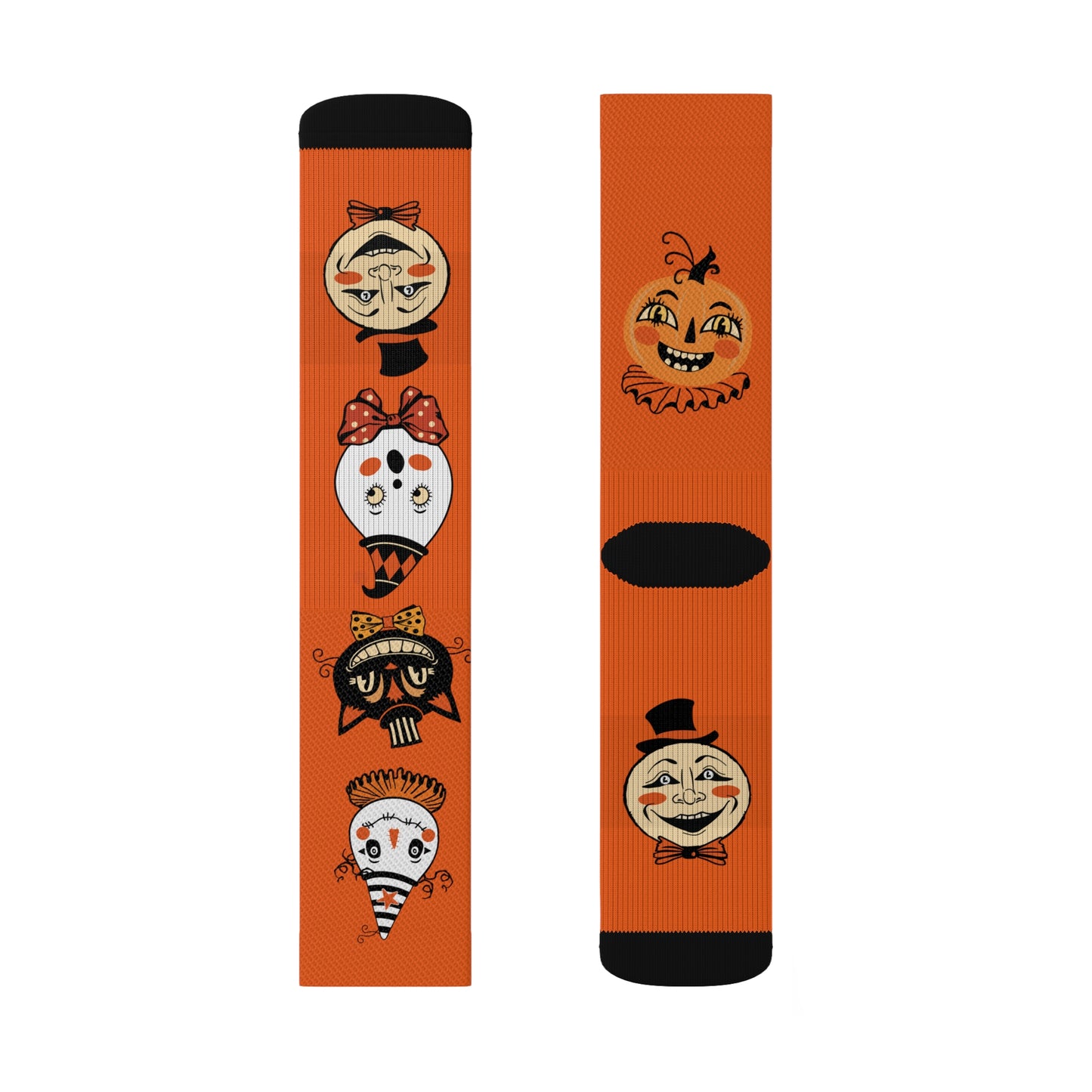 Vintage Halloween Sublimation Socks