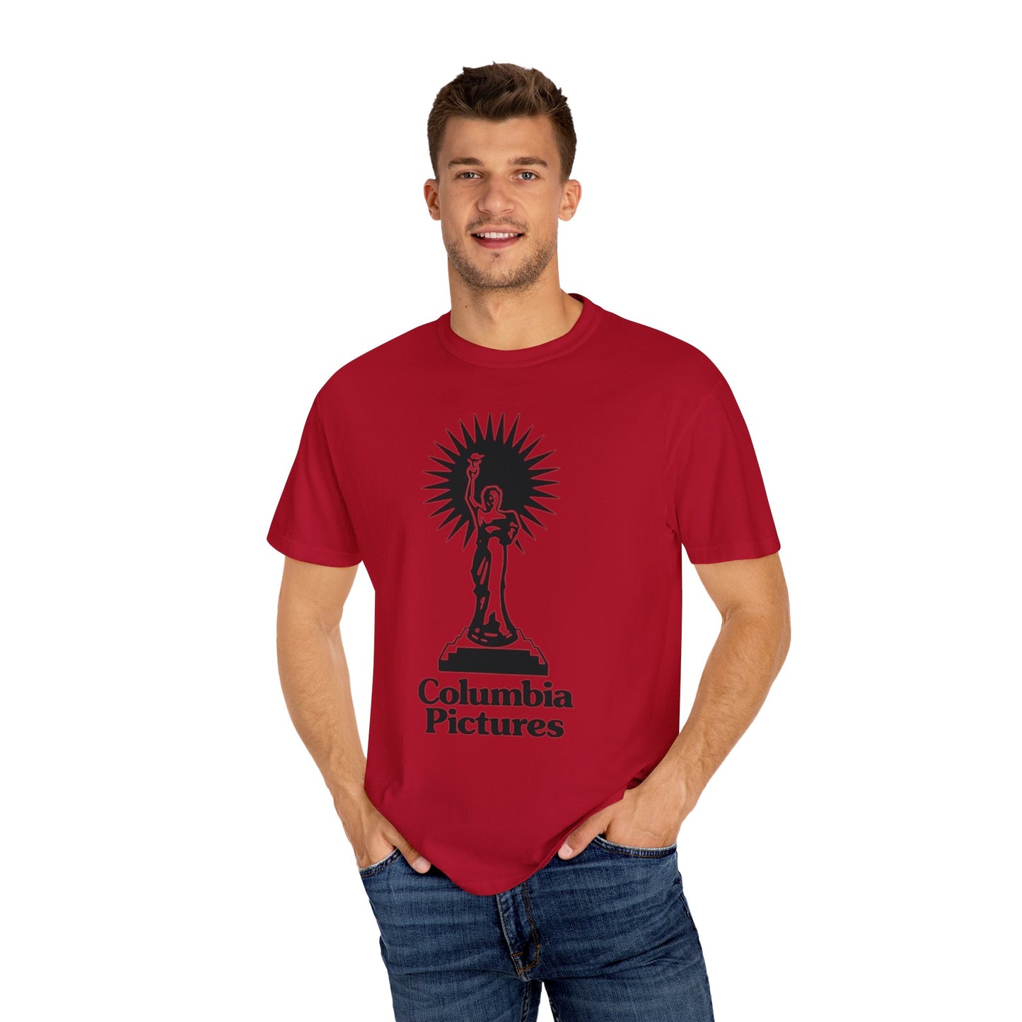 Columbia Pictures - Unisex Garment-Dyed T-shirt