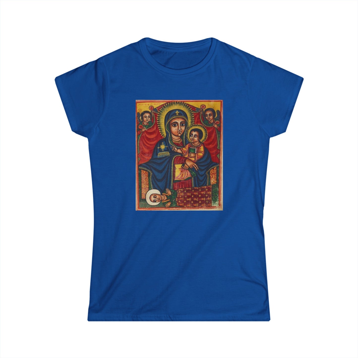 Ancient Etheopian Bible Art - Women's Softstyle Tee