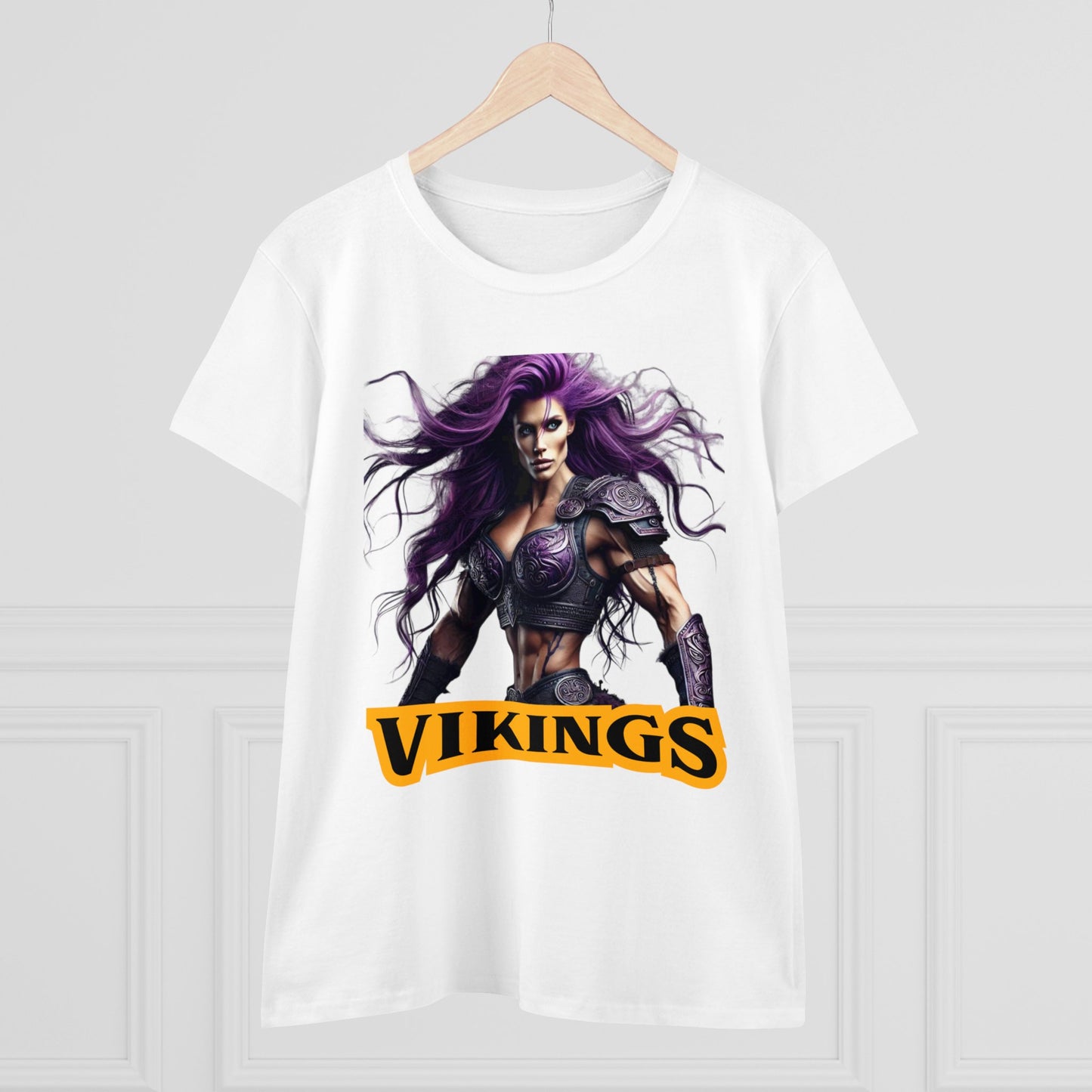 Vikings - Women's Midweight Cotton Tee