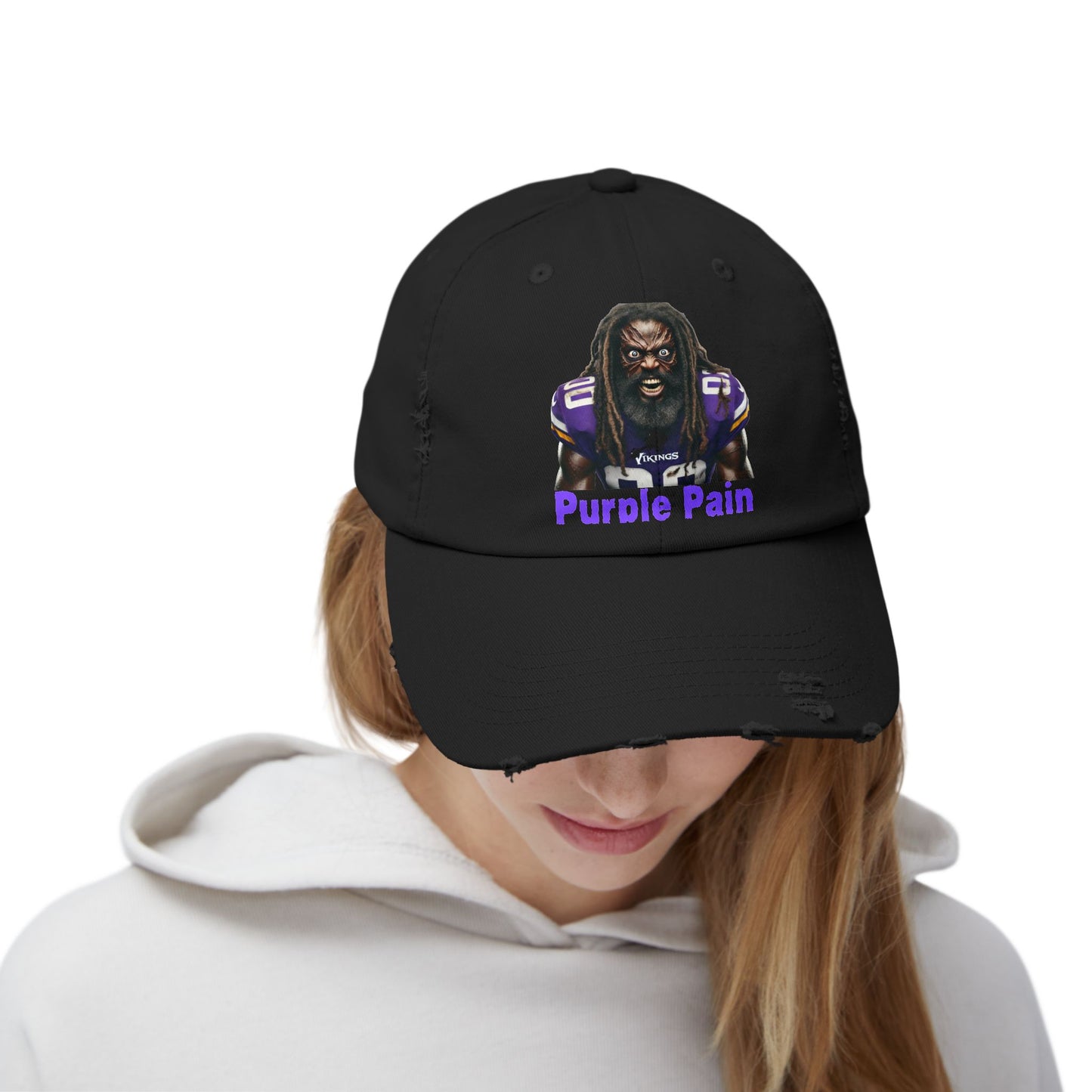 Purple Pain - Distressed Cap