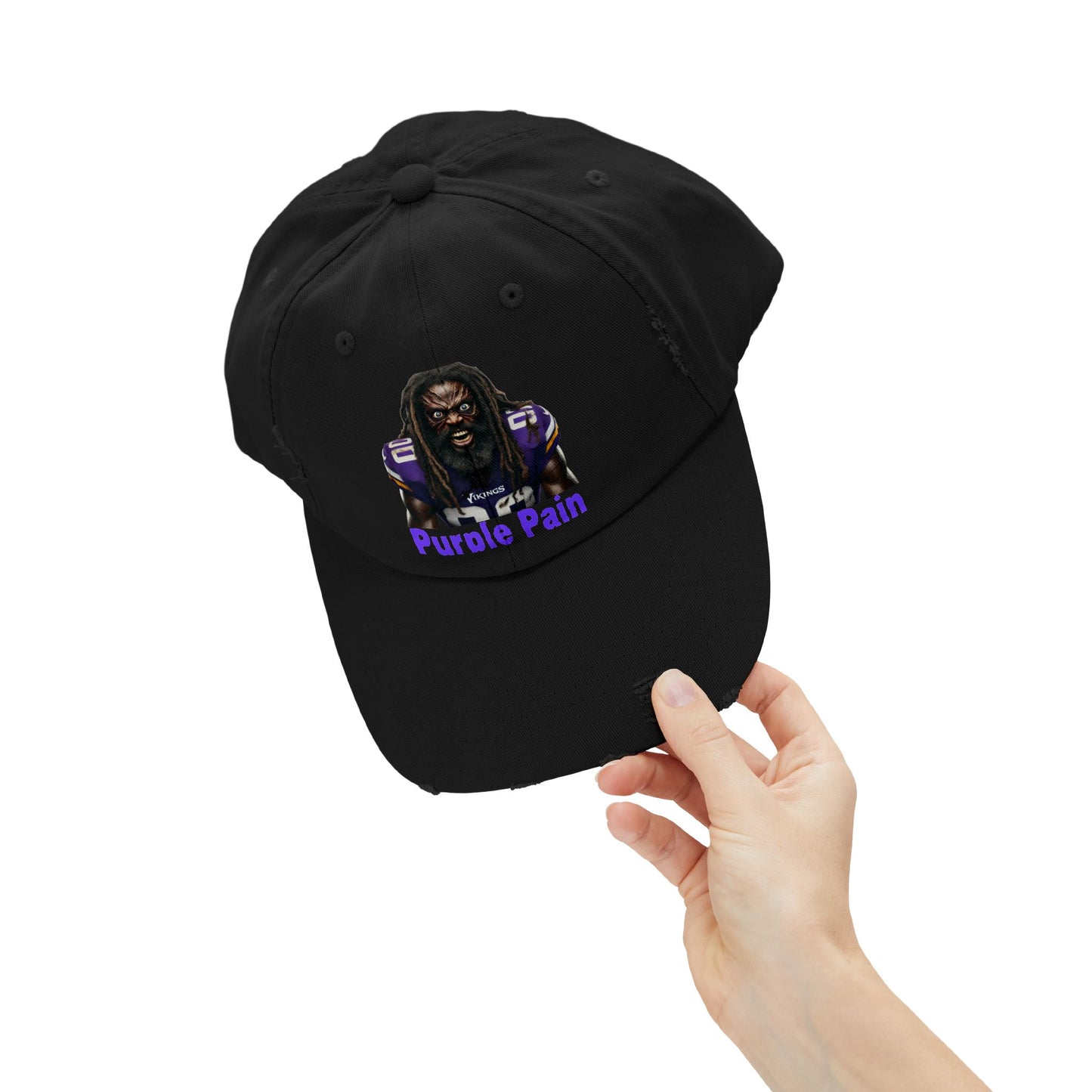 Purple Pain - Distressed Cap