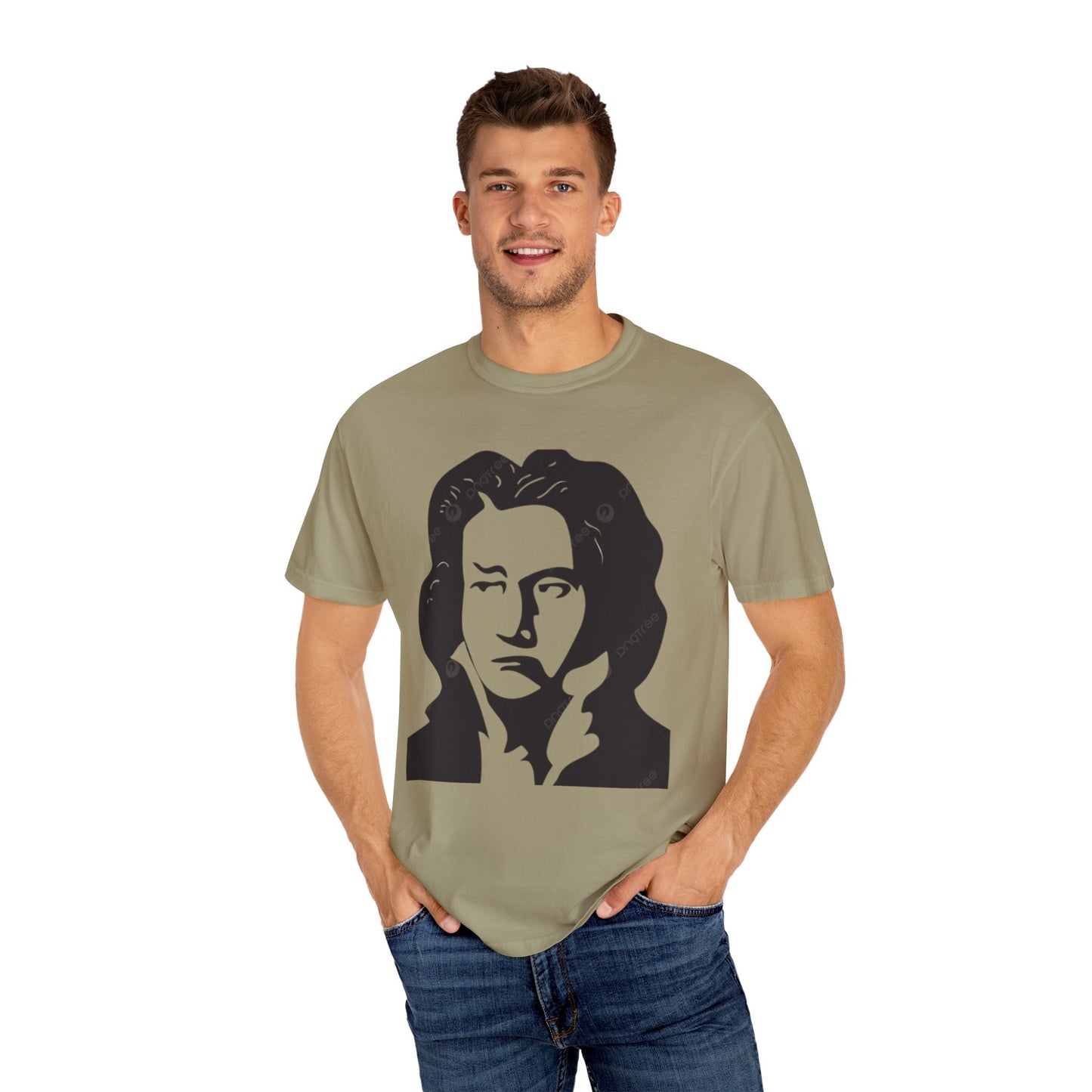 Mozart modern - Unisex Garment-Dyed T-shirt