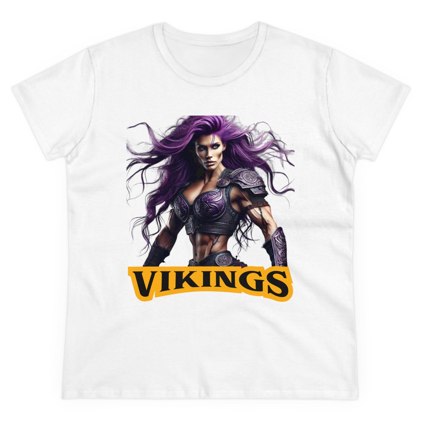 Vikings - Women's Midweight Cotton Tee