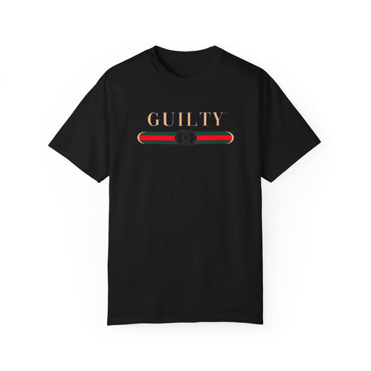 "Guilty" -Unisex Garment-Dyed T-shirt