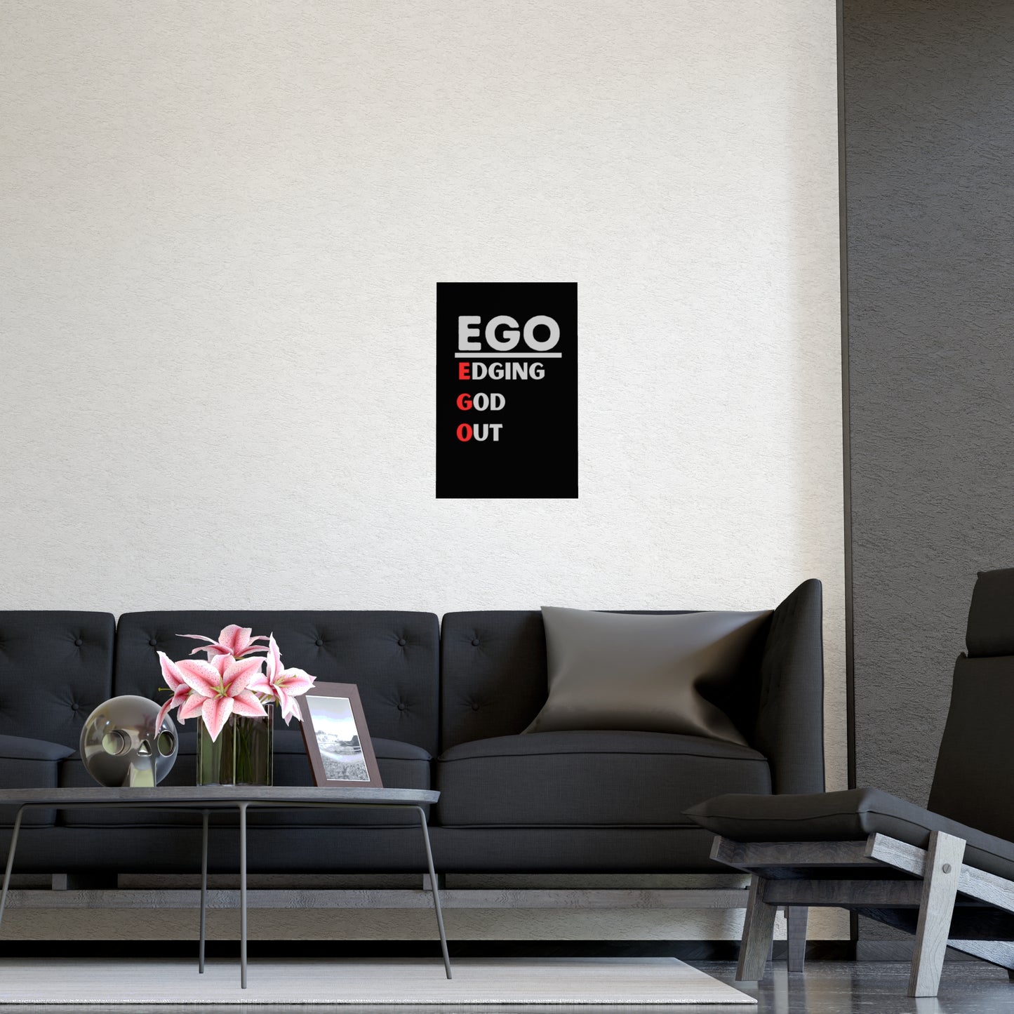 EGO - Vertical and Horizontal Matte Posters